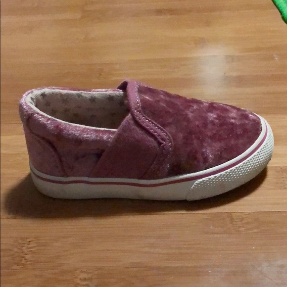 Cat & Jack Other - Cat & Jack Velvet Sneakers Blush Pink 5